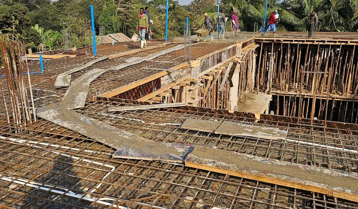 Building construction works